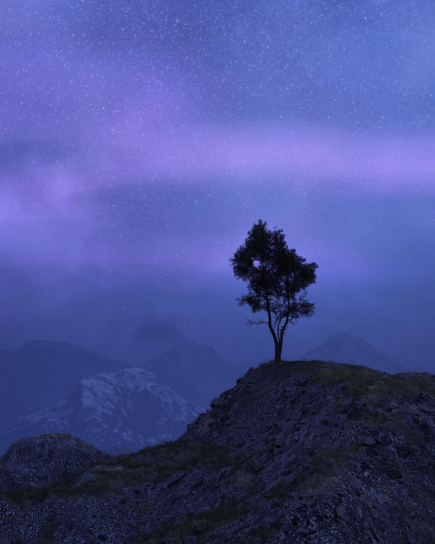 Mountains • silence amidst the grandeur of nature.