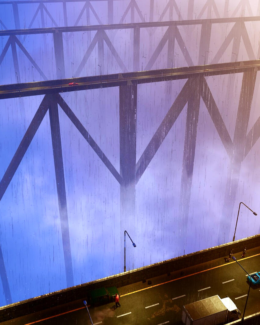 High Highways • sometimes I get crazy ideas like this. Looks pretty cool don’t you think?